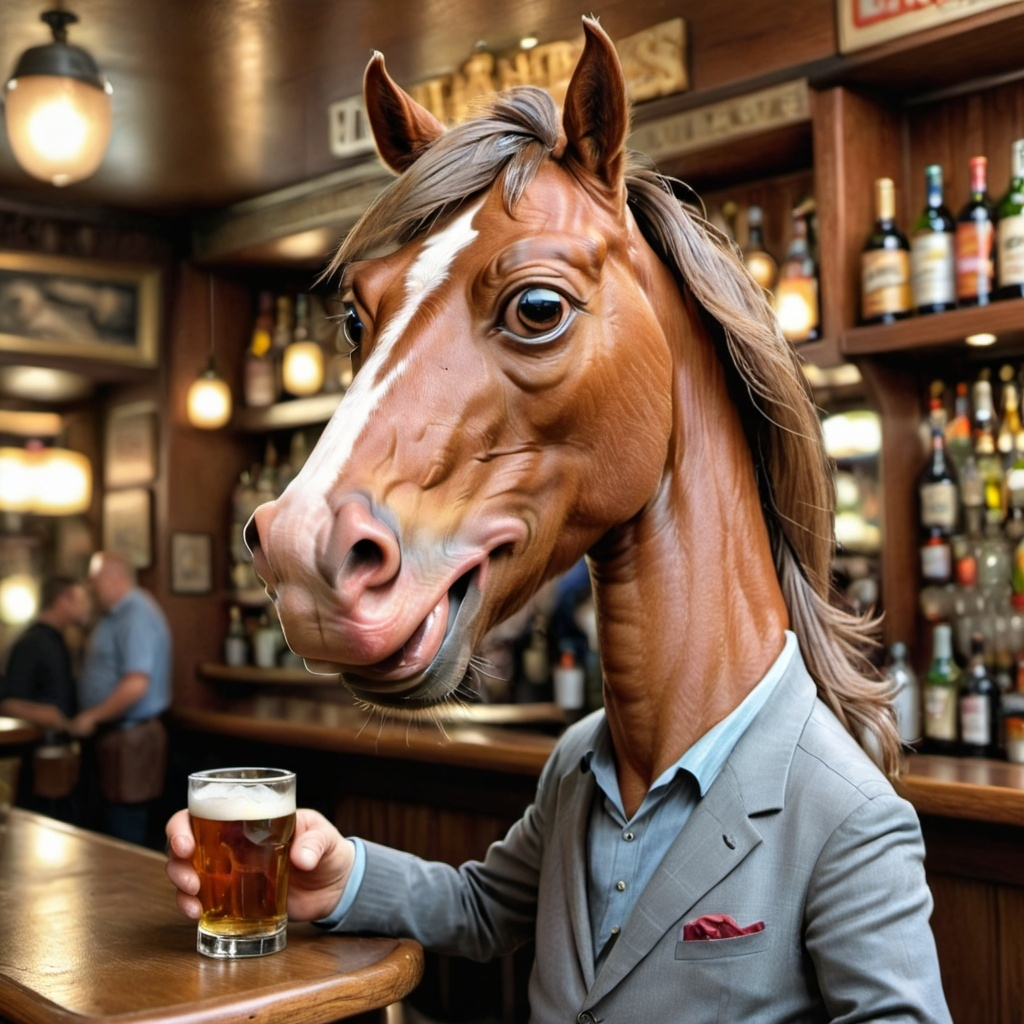 Horse Walks Into a Bar